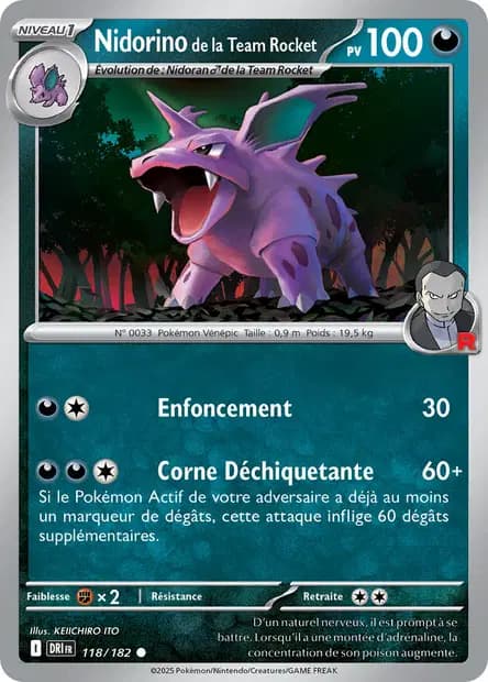 Nidorino — Rivalités Destinées