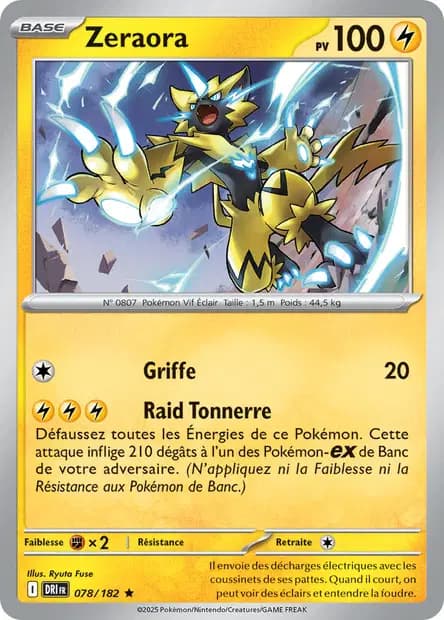 Zeraora — Rivalités Destinées