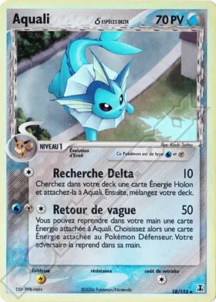Aquali — EX : Espèces Delta