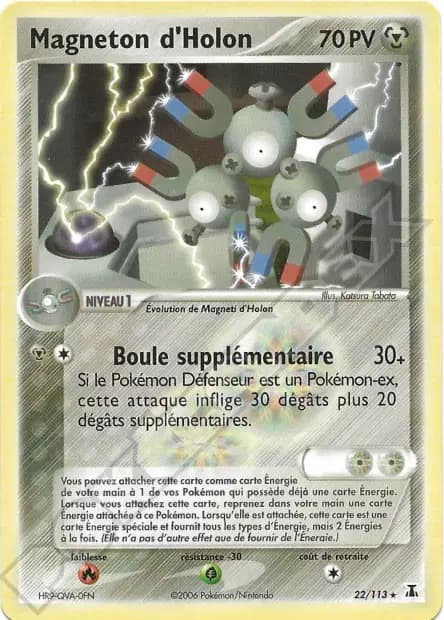 Magnéton — EX : Espèces Delta