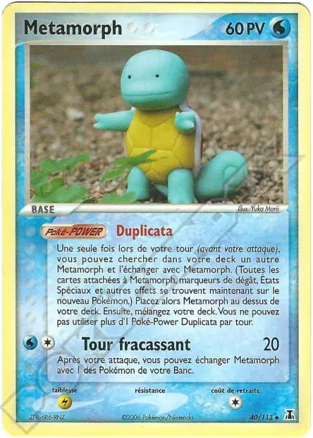 Métamorph — EX : Espèces Delta