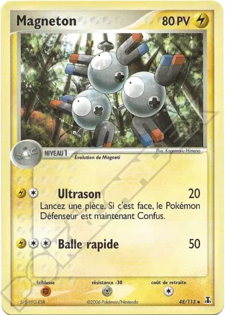 Magnéton — EX : Espèces Delta