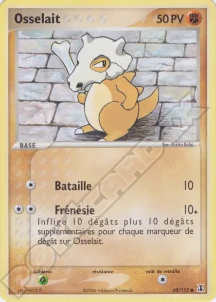 Osselait — EX : Espèces Delta
