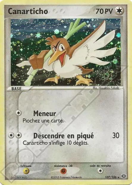 Canarticho — EX : Émeraude