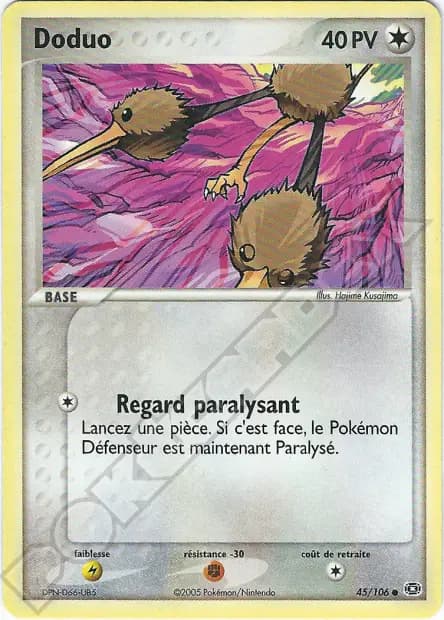 Doduo — EX : Émeraude