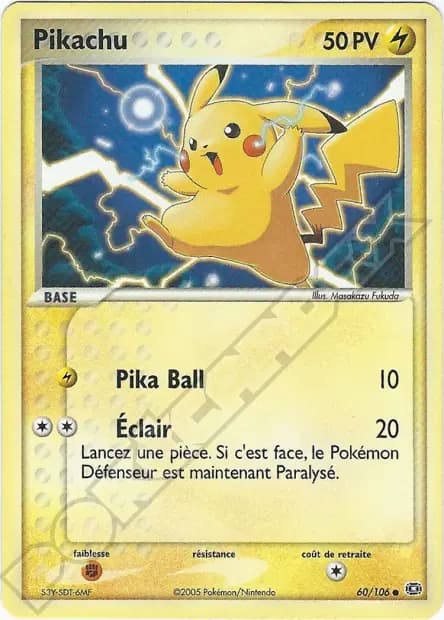 Pikachu — EX : Émeraude