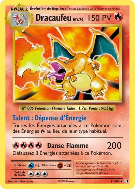 Dracaufeu — Évolutions