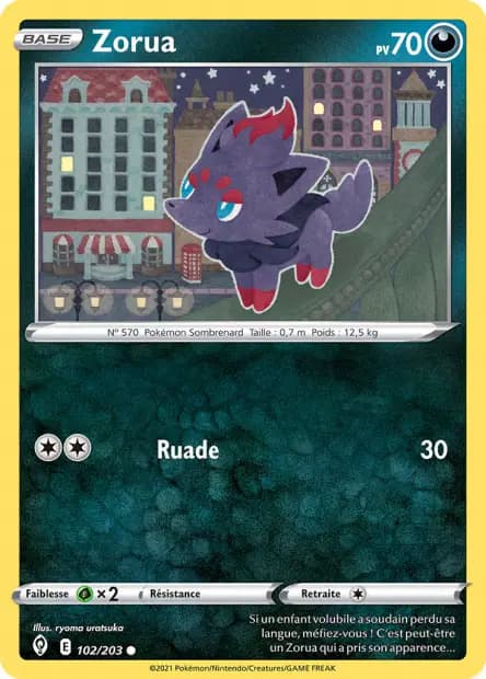 Zorua — Évolution Céleste