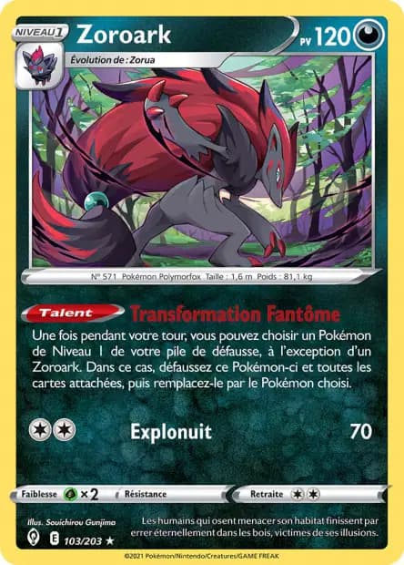 Zoroark — Évolution Céleste