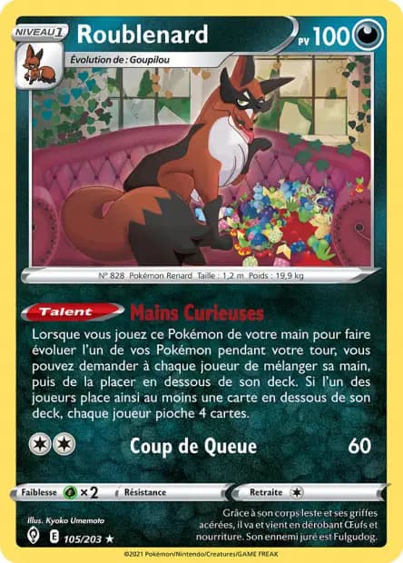 Roublenard — Évolution Céleste
