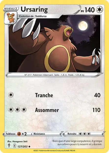 Ursaring — Évolution Céleste