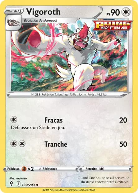 Vigoroth — Évolution Céleste