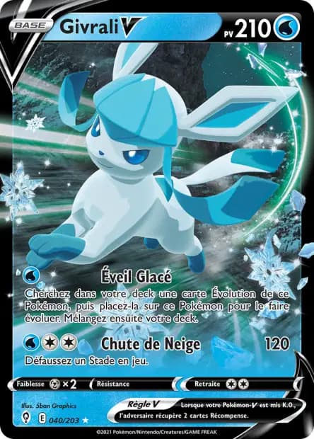 Givrali — Évolution Céleste