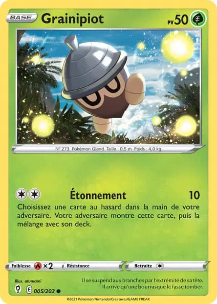 Grainipiot — Évolution Céleste