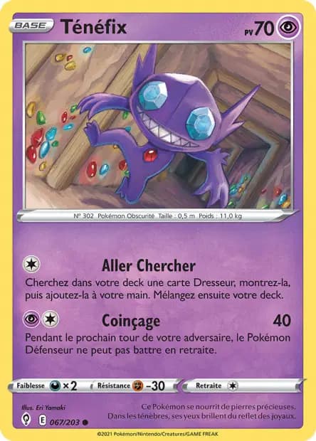 Ténéfix — Évolution Céleste