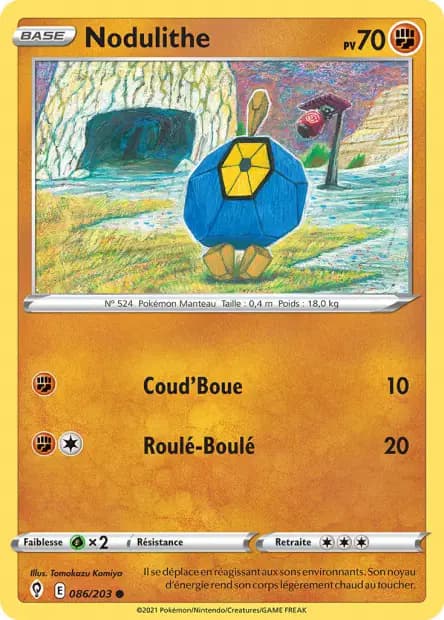 Nodulithe — Évolution Céleste