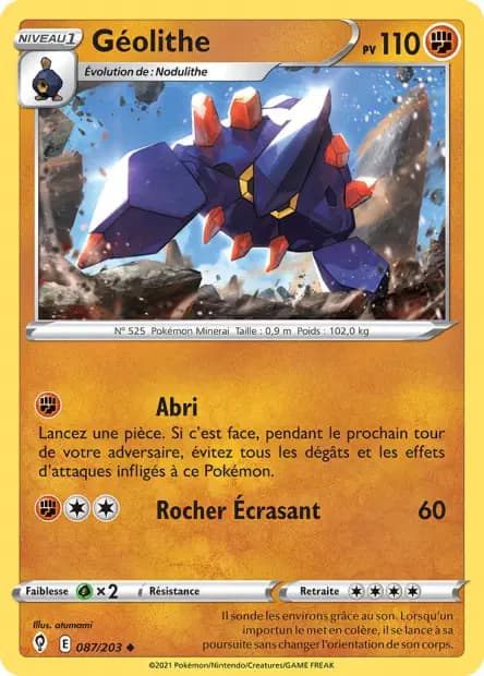 Géolithe — Évolution Céleste