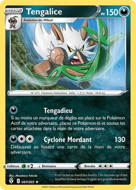 Tengalice — Évolution Céleste