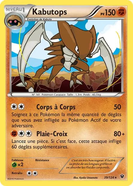 Kabutops — Impact des Destins