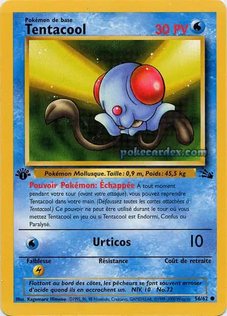 Tentacool — Fossil