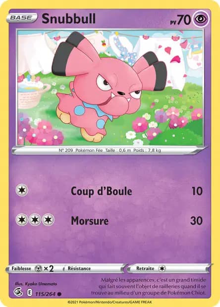 Snubbull — Poing de Fusion