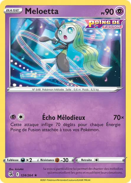 Meloetta — Poing de Fusion