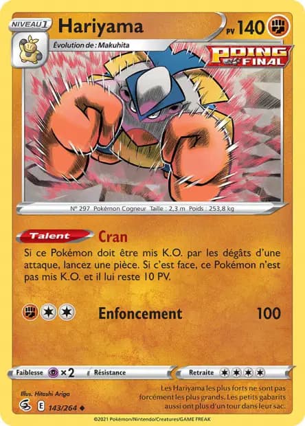 Hariyama — Poing de Fusion