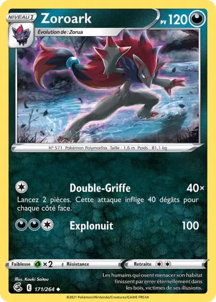 Zoroark — Poing de Fusion