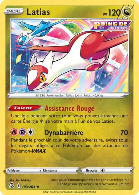 Latias — Poing de Fusion