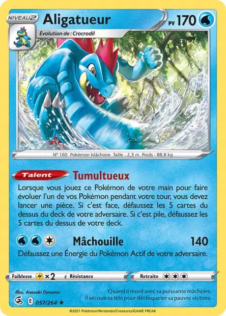 Aligatueur — Poing de Fusion