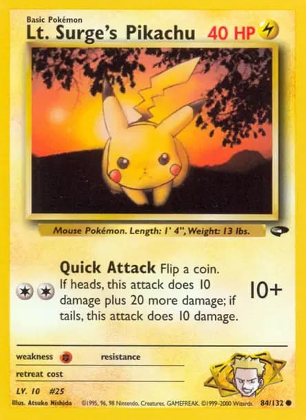 Pikachu — Gym Challenge