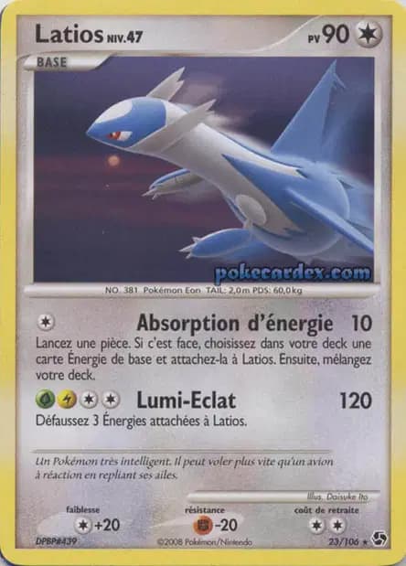 Latios — Diamant & Perle : Duels au Sommet