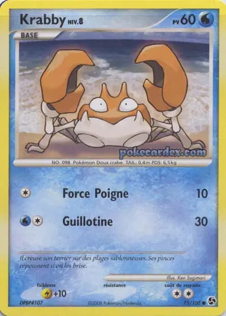 Krabby — Diamant & Perle : Duels au Sommet