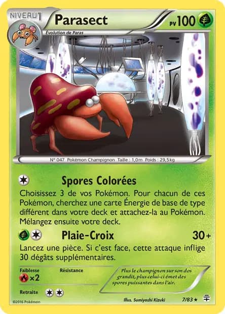 Parasect — Générations