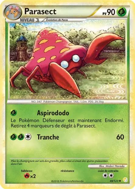 Parasect — HeartGold SoulSilver