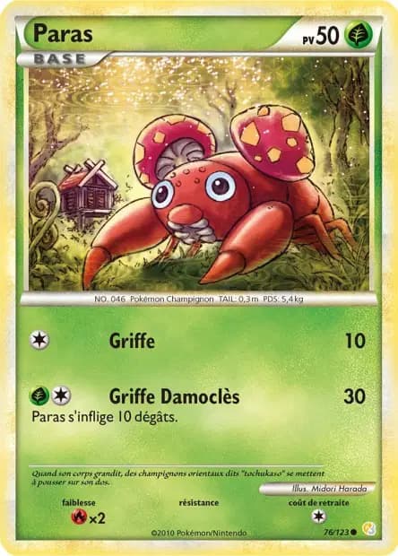 Paras — HeartGold SoulSilver