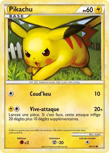 Pikachu — HeartGold SoulSilver