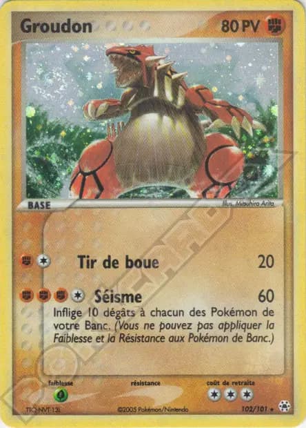 Groudon — EX : Légendes Oubliées