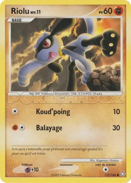 Riolu — Diamant & Perle : Eveil des Légendes