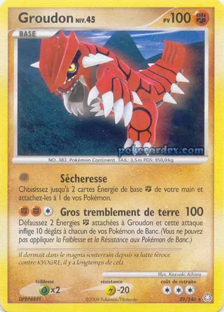 Groudon — Diamant & Perle : Eveil des Légendes