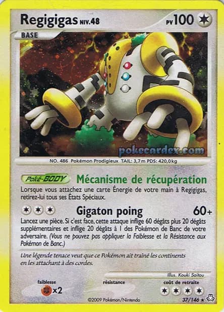 Regigigas — Diamant & Perle : Eveil des Légendes