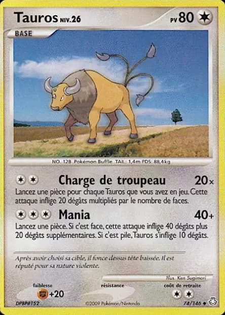 Tauros — Diamant & Perle : Eveil des Légendes