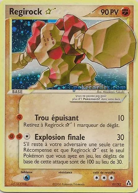 Regirock — EX : Créateurs de Légendes