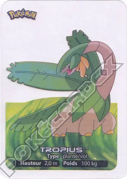 Tropius — Lamincards 2006