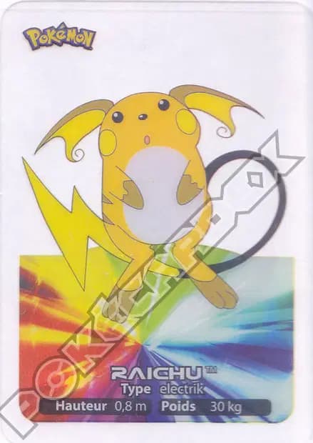 Raichu — Lamincards 2006