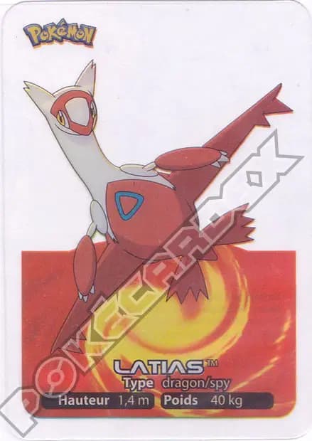 Latias — Lamincards 2006