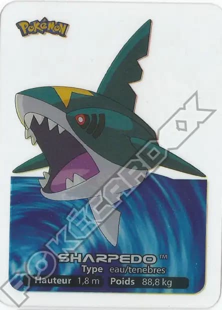 Sharpedo — Lamincards 2006