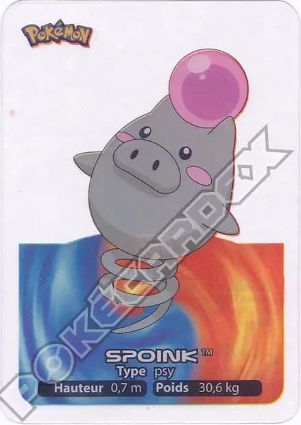 Spoink — Lamincards 2006