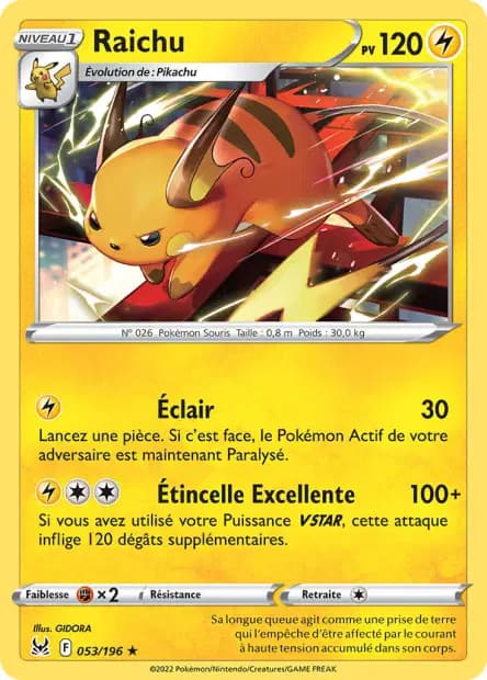 Raichu — Origine Perdue