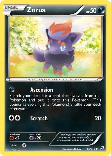 Zorua — Legendary Treasures